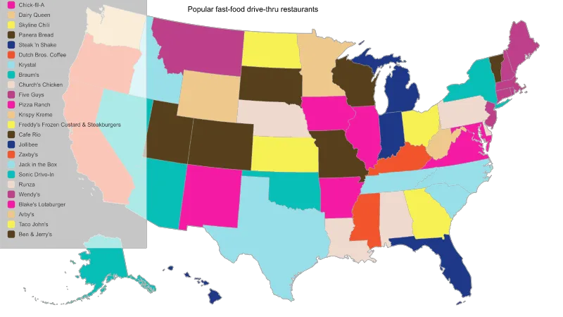 [COMMUNITY] Popular fast-food drive-thru restaurants - CATEGORIES