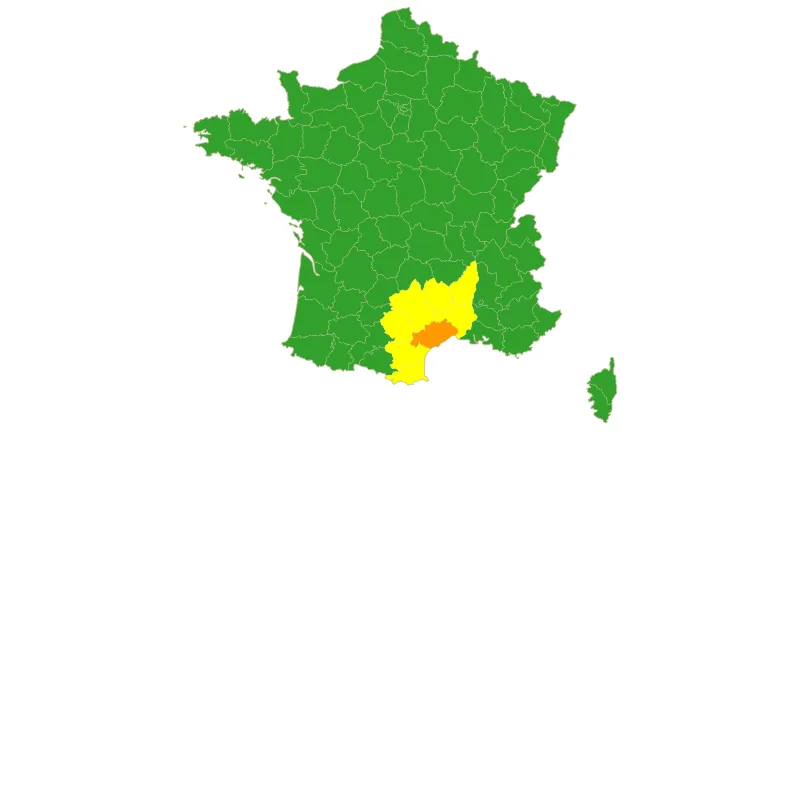 Carte de vigilance - Atmos'Raph 