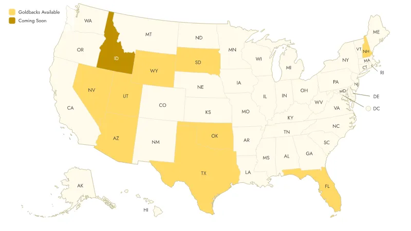 States Goldbacks are Available For