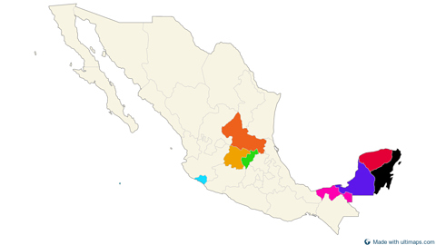 Mexico — States