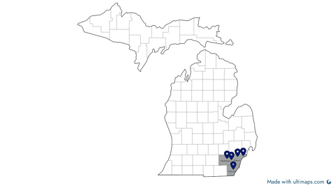 Michigan Wing Map
