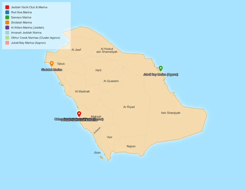 Marinas Saudi