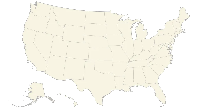 United States with Alaska and Hawaii — states