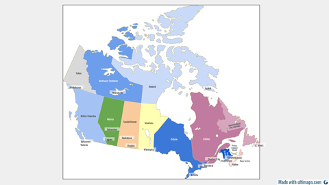 Canada Annotation Map