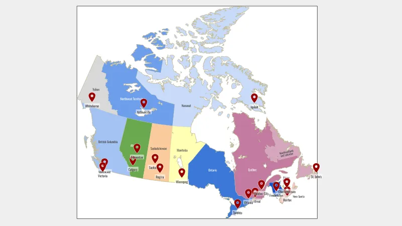 Canada Annotation Map