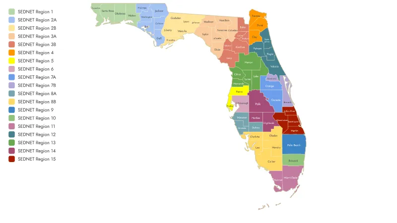 SEDNET Florida Regions
