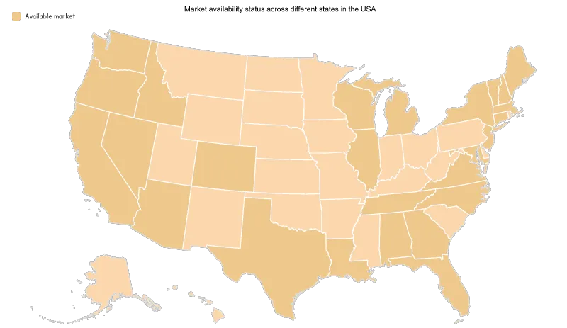 United States with Alaska and Hawaii — States