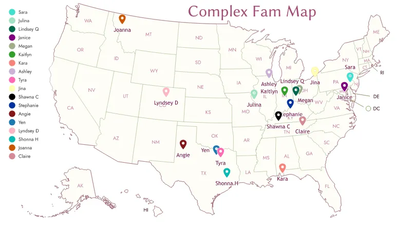 Complex Fam Map