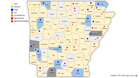 Arkansas CPST/I Distribution