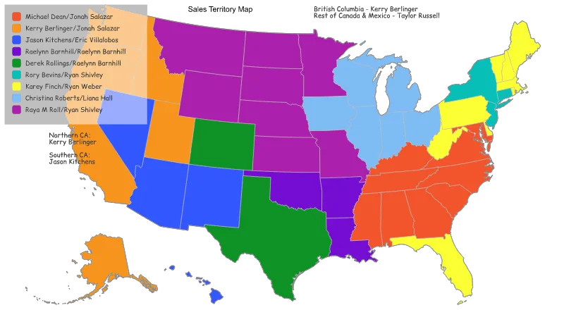 United States with Alaska and Hawaii — States