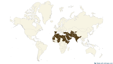 countries that traditionally use henna