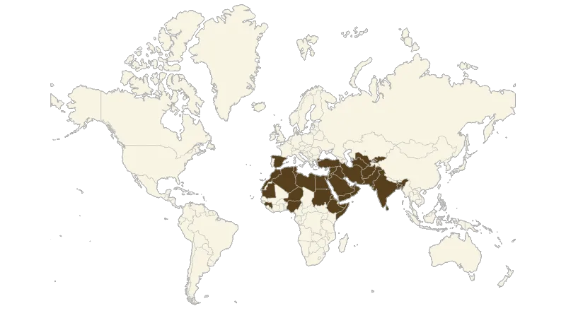 countries that traditionally use henna