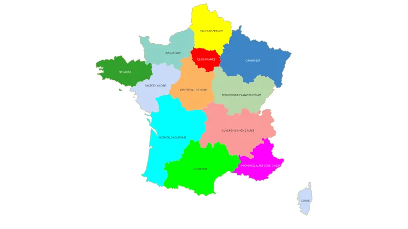 La France: Les Régions