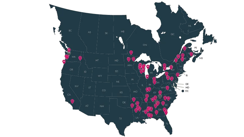 Procemex Interactive Install Map