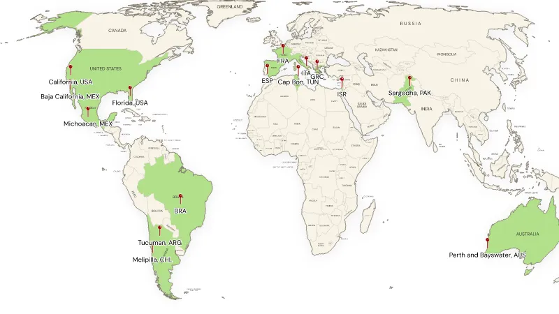 Map of the World — Countries (Equal Earth)