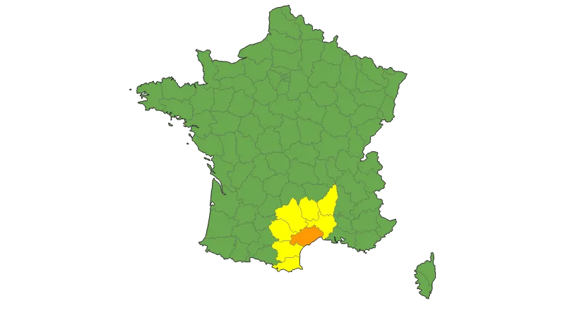 Carte de vigilance - Atmos'Raph