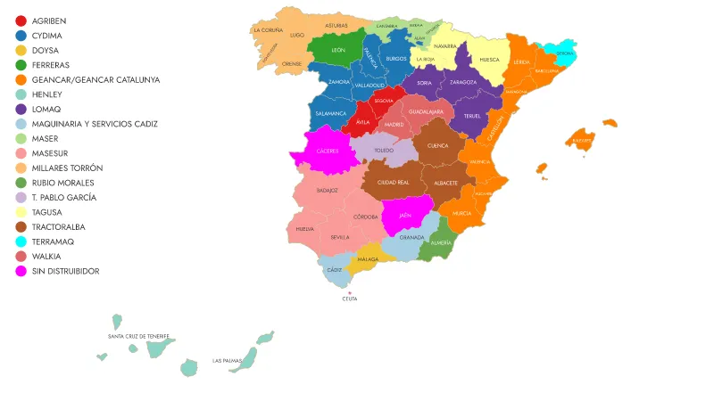JCB Ag dealer regions