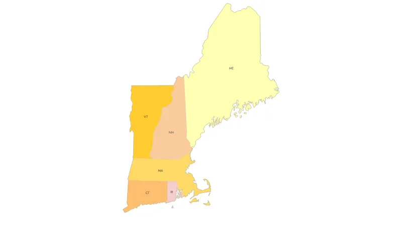 Enslaved Populations in New England 1774