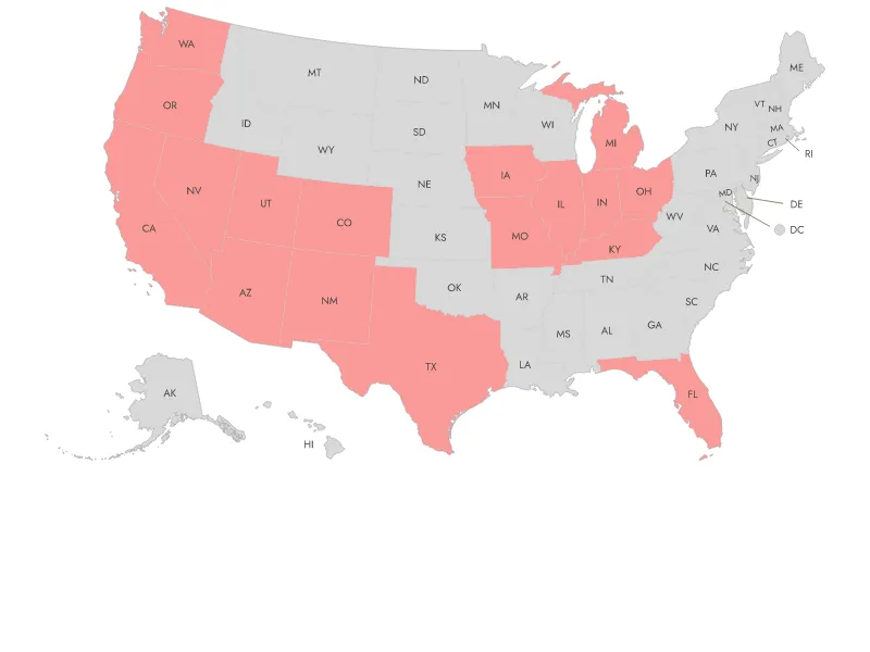 Mapa de cobertura/Coverage map