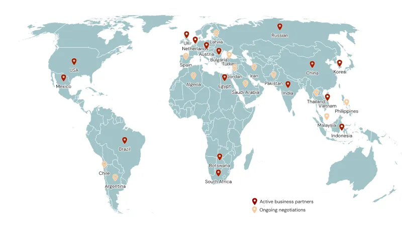 Map of the World — Countries (Equal Earth)