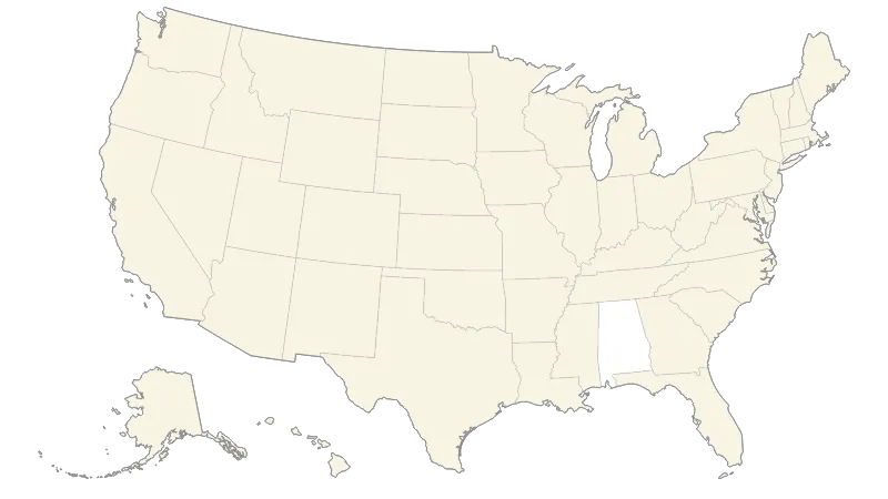United States with Alaska and Hawaii — States