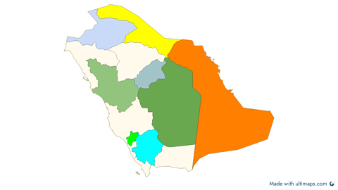Saudi Map