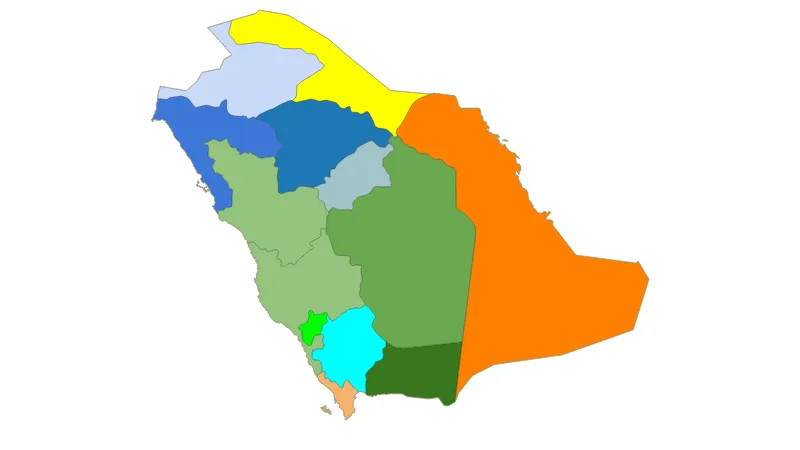 Saudi Map