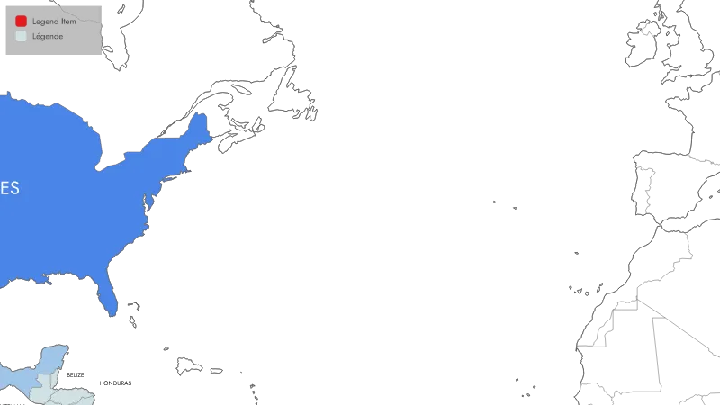 Map central américa