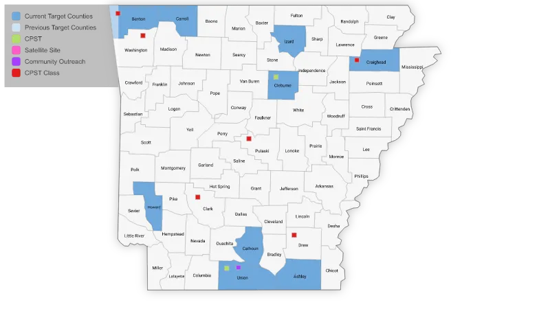 Target Counties