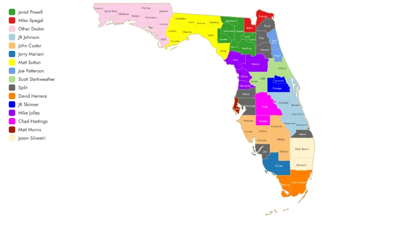Florida, US — Counties