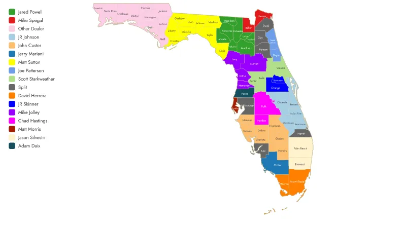 Florida, US — Counties