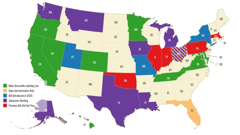 Accessible Prescription Labeling Legislation