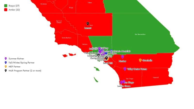 California, US — Counties