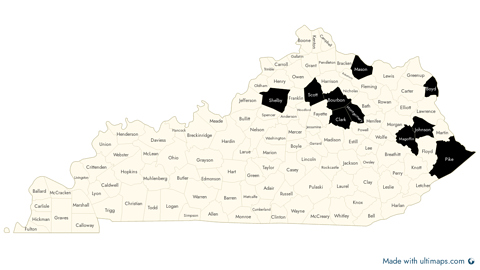 Kentucky Map