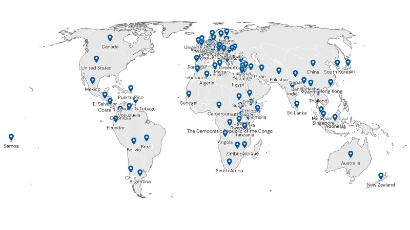 Map of the World — Countries (Equal Earth)