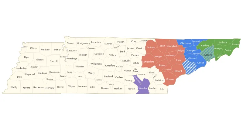 ETNR MLS Data Share Map