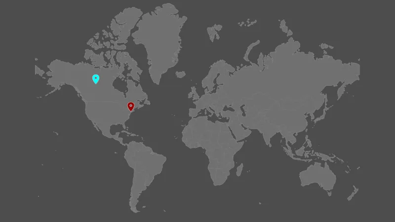Map of the World — Countries