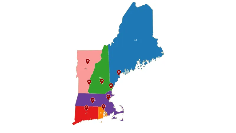 New England Map