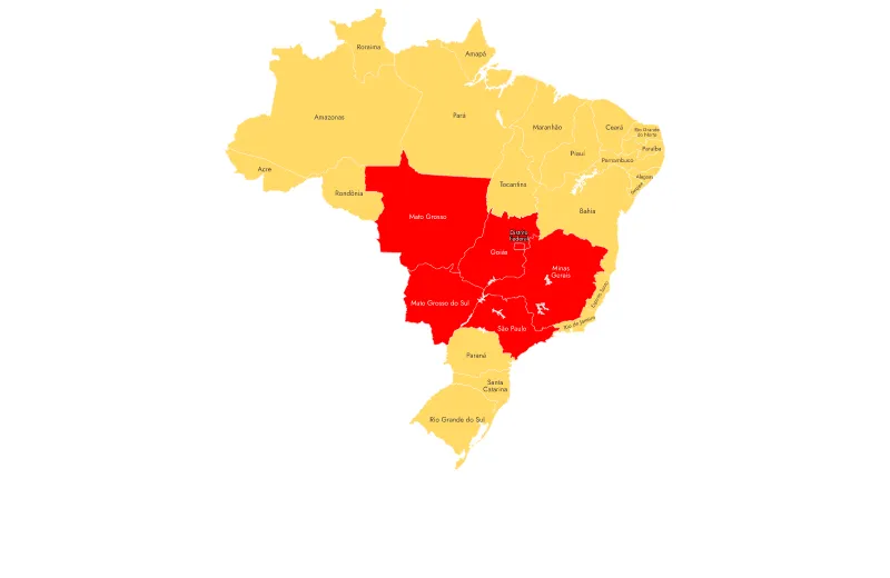 Área de atendimento Sanna