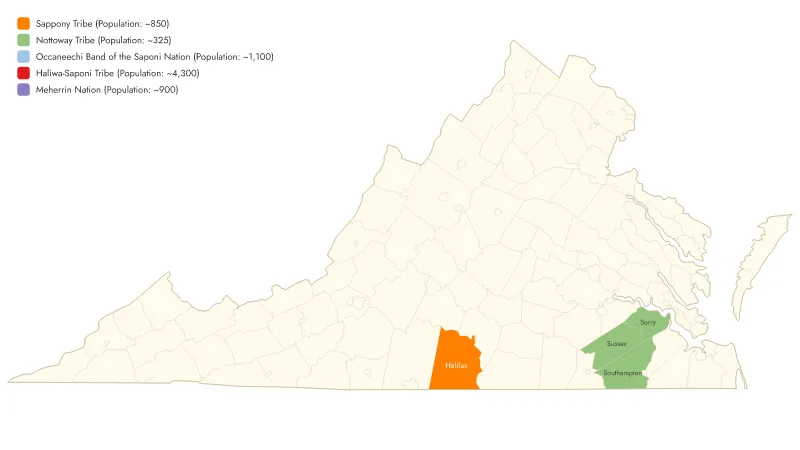 Virginia Tribal Counties